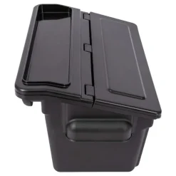 Luxor Triple Shelf XL Utility Cart with Dual Outrigger Bins^ Utility Carts