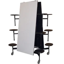 Palmer Hamilton 59TV Mobile Stool Cafeteria Table (12')^ Cafeteria|Cafeteria Tables