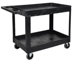 Luxor Two-Shelf Heavy-Duty Utility Cart^ Utility Carts