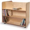 Whitney Brothers Two-Sided Book Truck^ Book Carts