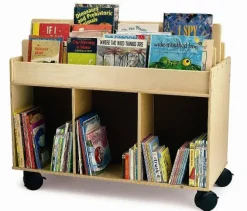 Whitney Brothers Two-Sided Library Cart^ Book Carts