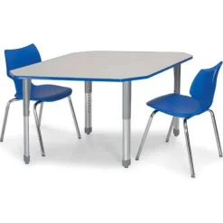 Smith System Two-Student Diamond Desk^ Collaborative Desks|Open Front School Desks