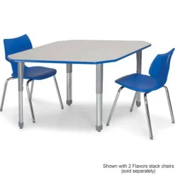 Smith System Two-Student Diamond Desk^ Collaborative Desks|Open Front School Desks