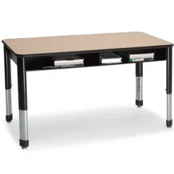 Smith System Two-Student Interchange Desks^ Two Student Desks|Open Front School Desks
