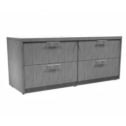 OFD Office Furniture Ultra Premium Laminate Series Credenza w/ Lateral Files^ Credenzas & Hutches