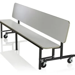 KI Uniframe Convertible Bench Table- 8' Long^ Cafeteria|Cafeteria Tables