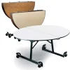KI Uniframe Folding Cafeteria Shape Tables^ Cafeteria|Cafeteria Tables