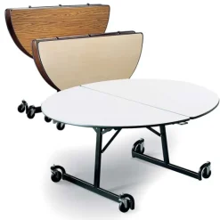 KI Uniframe Folding Cafeteria Shape Tables^ Cafeteria|Cafeteria Tables