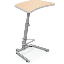 Mooreco Up-Rite Curve Top Student Sit and Stand Desk^ Stand-Up Student Desks