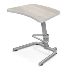Mooreco Up-Rite Curve Top Student Sit and Stand Desk^ Stand-Up Student Desks