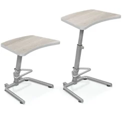 Mooreco Up-Rite Curve Top Student Sit and Stand Desk^ Stand-Up Student Desks