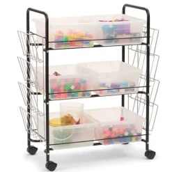 Copernicus Value Book Cart with Clear Tubs^ Book Carts