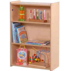 Angeles Value Line 3-Shelf Storage Unit (24'' W)^ Bookcases