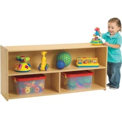 Angeles Value Line 2-Shelf Storage Unit (23'' H)^ Cubbies