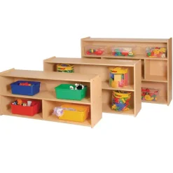 Angeles Value Line 2-Shelf Storage Unit (27'' H)^ Cubbies