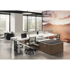 OfficeSource Variant Desk Quad Suite^ Office Suites
