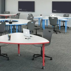 Allied Velocity Height Adjustable Dry Erase Activity Tables^ Dry Erase
