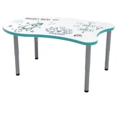 TotMate Versa Adjustable Height Dry Erase Desk^ Collaborative Desks|Dry Erase Desks
