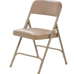 Caprock Vinyl Padded Folding Chair (Pack of 4)^ Folding Chairs