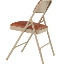 National Public Seating Vinyl Padded Folding Chairs Model 1200 (4 Pack)^ Folding Chairs