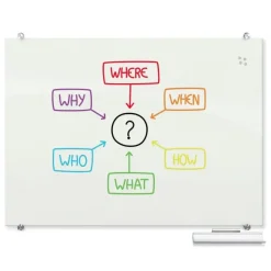 Best-Rite Visionary Magnetic Glass Whiteboard^ Glass Boards|Dry Erase Whiteboards