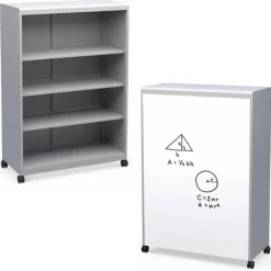 Haskell Voyager Series Mobile Storage Cabinet with Shelves by^ Mobile Cabinets