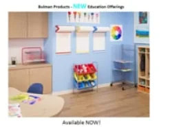 Bulman Wall-Mounted Paper Roll Dispenser w/ Cutter 24