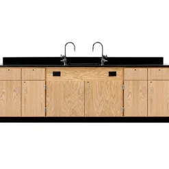 Diversified Spaces Wall School Science Lab Service Benches^ Lab Storage|Science Storage