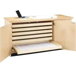 Diversified Spaces Wall Storage Bench^ Art Supply Cabinets|Flat File & Paper Racks