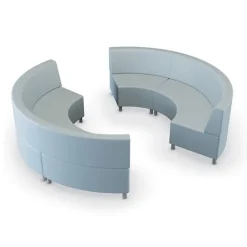 Mooreco Wedge 6-Piece Modular Soft Seating Package^ Reception & Waiting Room|Soft Seating