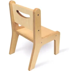 Whitney Brothers Whitney Plus 10'' Natural Chair^Kids Wooden Chairs|Kids Chairs