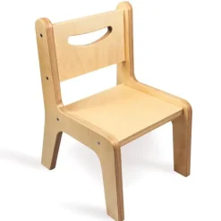 Whitney Brothers Whitney Plus 10'' Natural Chair^Kids Wooden Chairs|Kids Chairs