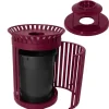 Ultra-Play Wilmington Classic Swing Door Trash Receptacle^ Trash & Recycling Bins