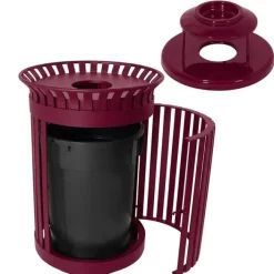 Ultra-Play Wilmington Classic Swing Door Trash Receptacle^ Trash & Recycling Bins
