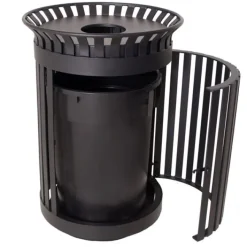Ultra-Play Wilmington Classic Swing Door Trash Receptacle^ Trash & Recycling Bins