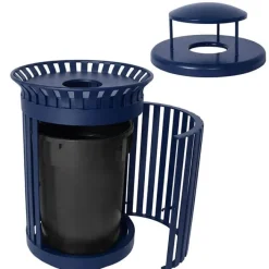 Ultra-Play Wilmington Classic Swing Door Trash Receptacle^ Trash & Recycling Bins