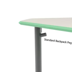 Smith System Wing Desk with Swoop^ Collaborative Desks|Open Front School Desks