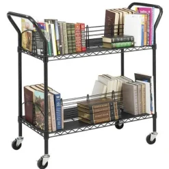 Safco Products Wire Book Cart^ Book Carts|Storage Carts