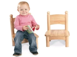 Jonti-Craft Wooden Chair Pair (7'' H)^Kids Wooden Chairs|Kids Chairs