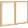Ghent Wood Frame Enclosed Whiteboards^ Combination Boards|Enclosed Boards