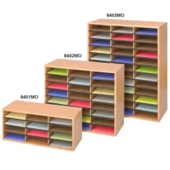 Safco Products Wood Literature Organizers^ Mailroom & Sorters