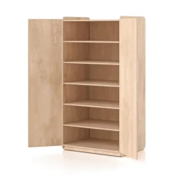 Fern Kids Woodlyn Teachers Storage Cabinet with Casters^ Tall Cabinets|Wardrobe Cabinets