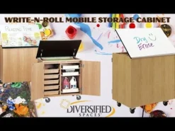 Diversified Spaces Write-N-Roll Mobile Storage Cabinet^ Lab Storage|Mobile Lab Units