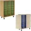 Diversified Spaces XL Mobile Multi-Tote Storage Cabinet^ Lab Storage|Science Storage