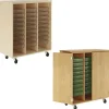 Diversified Spaces XL Mobile Single Tote Storage Cabinets^ Lab Storage|Science Storage
