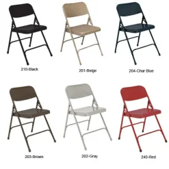 National Public Seating 2XX Folding Chair (84 Qty) & Dolly Package^ Folding Chairs