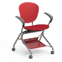 Virco Yozi Mobile Nesting Armchair w/ Padded Seat^ Computer Chairs