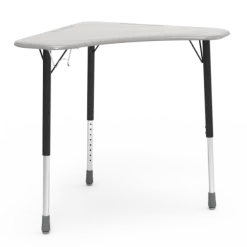 Virco Zuma Series Boomerang Desks^ Collaborative Desks|Open Front School Desks