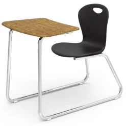 Virco Zuma Sled Base Combo Desk^ Combo Chair Desks